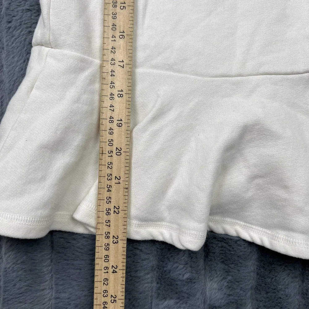Polo Ralph Lauren Sweater Dress Girls 5 White Polo Bear Ruffle Fleece Tunic